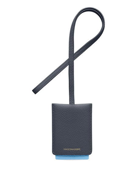  Maison De Sabré Leather Id Lanyard - Grey 