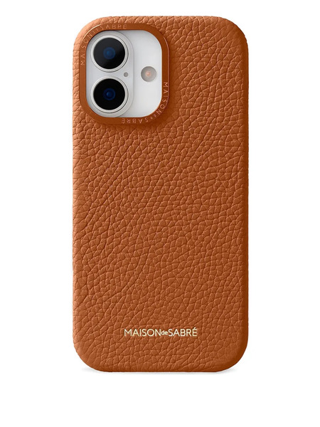  Maison De Sabré Leather Iphone 17 Case - Brown 