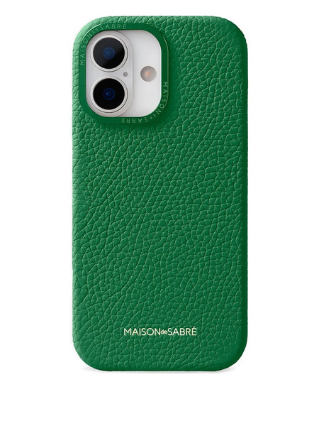  Maison De Sabré Leather Iphone 17 Case - Green 