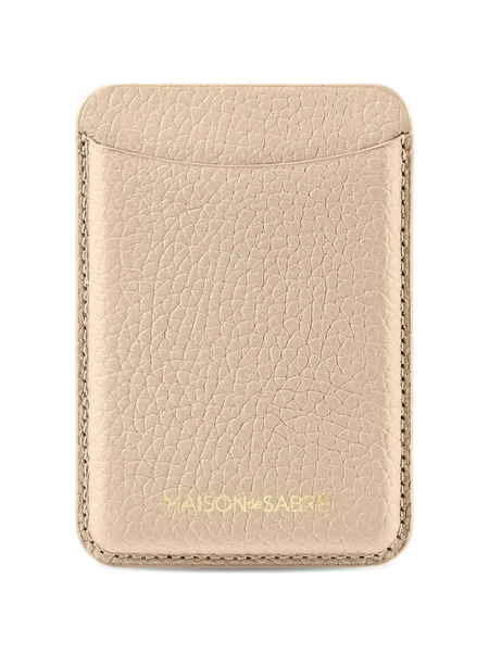  Maison De Sabré Leather Magsafe Wallet - Neutrals 