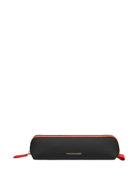  Maison De Sabré Leather Pencil Case - Black 