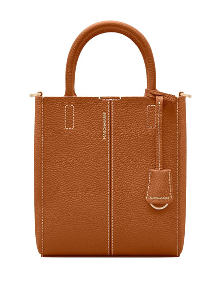  Maison De Sabré Mini Leather Tote Bag - Brown 