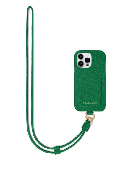  Maison De Sabré Sling Iphone 15 Pro Max Case - Green 