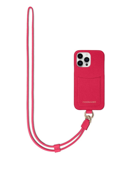  Maison De Sabré Sling Iphone 15 Pro Max Case - Pink 