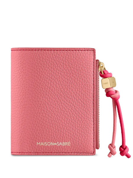  Maison De Sabré Small Bifold Leather Wallet - Pink 