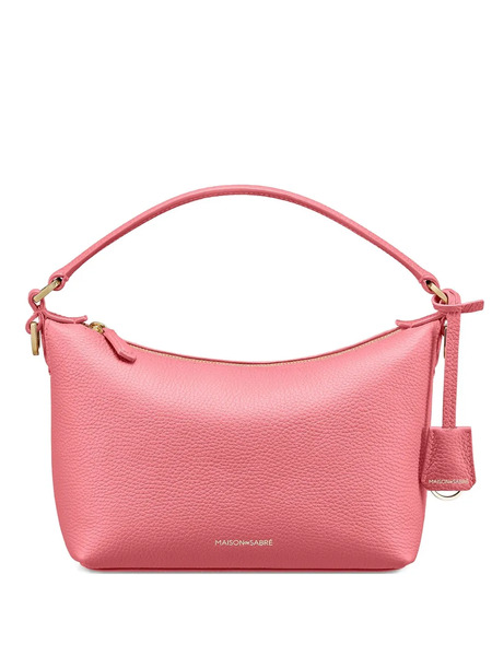  Maison De Sabré Small Leather Soft Hobo - Pink 