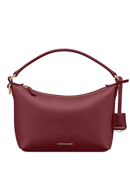  Maison De Sabré Small Leather Soft Hobo - Red 