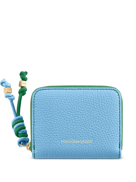  Maison De Sabré Small Leather Zip-fastening Wallet - Blue 