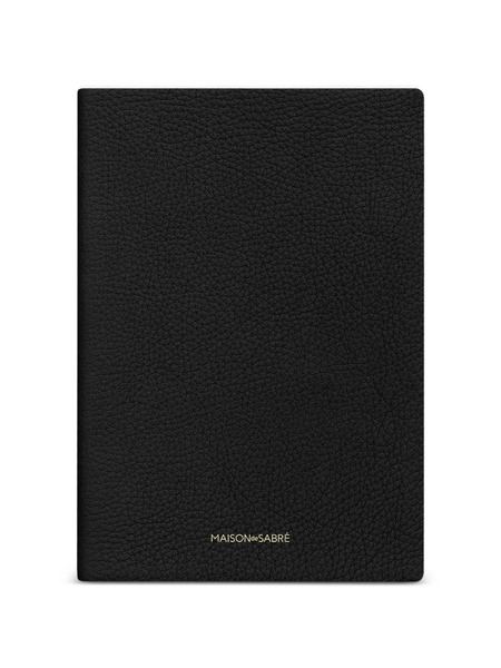 Maison De Sabré Soft-bound Leather Notebook - Black 