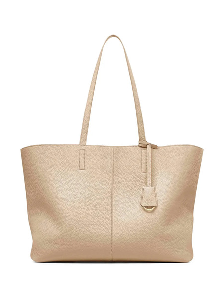  Maison De Sabré Zipped Leather Soft Tote - Neutrals 
