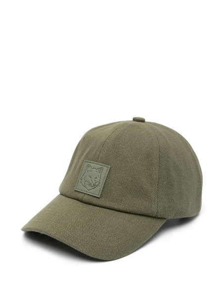  Maison Kitsuné Bold Fox Head-patch Baseball Cap - Green 
