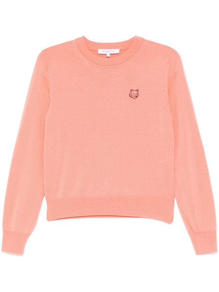  Maison Kitsuné Bold Fox Head Patch Jumper - Red 