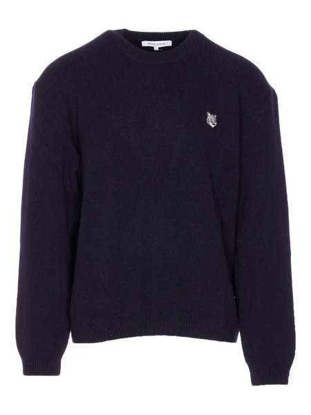  Maison Kitsuné Crew-neck Sweater - Blue 