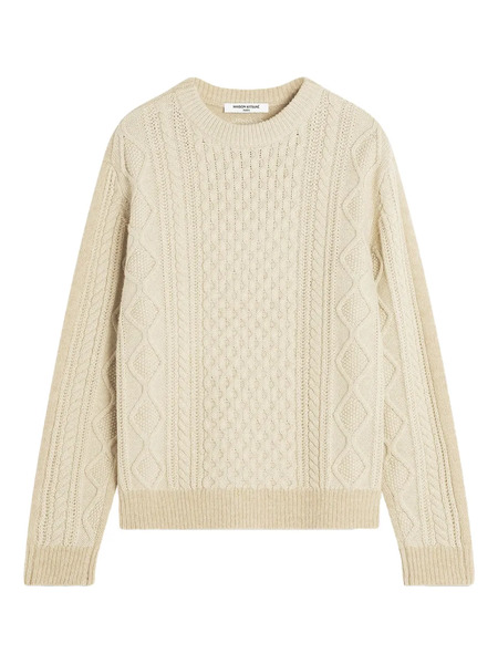  Maison Kitsuné Crew-neck Sweater - Neutrals 