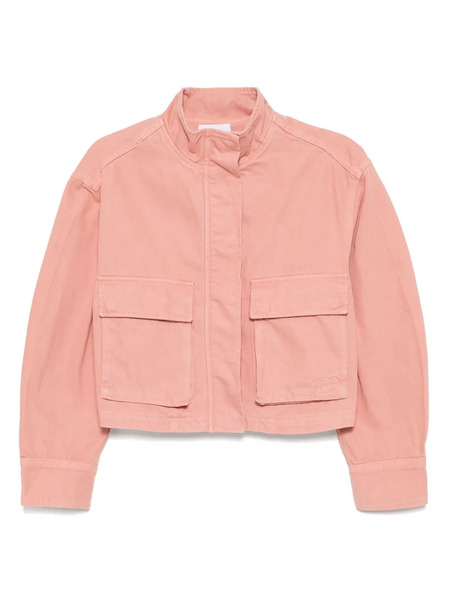  Maison Kitsuné Cropped Workwear Jacket - Pink 