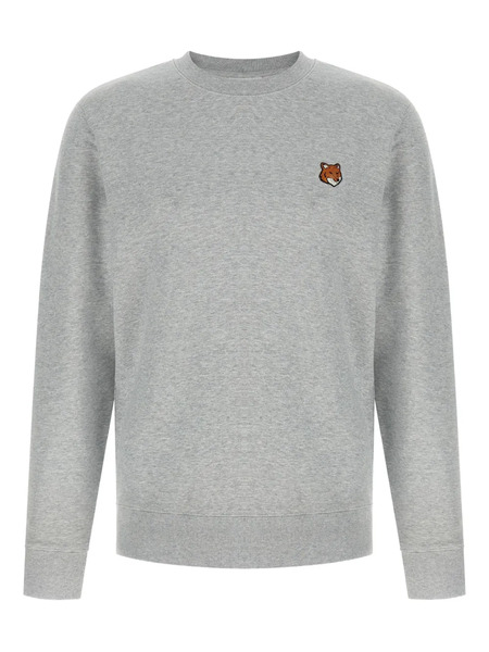  Maison Kitsuné Fox Head Patch Sweatshirt - Grey 