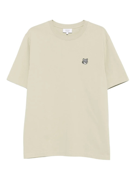  Maison Kitsuné Fox-patch T-shirt - Neutrals 