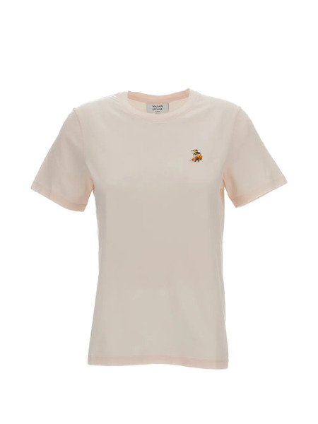  Maison Kitsuné Fox-patch T-shirt - Pink 