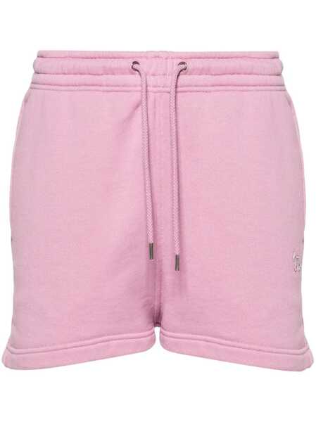  Maison Kitsuné Fox-patch Track Shorts - Pink 