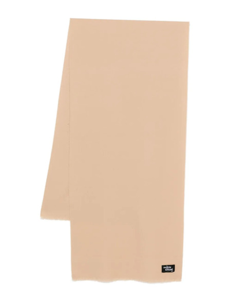  Maison Kitsuné Fringed Wool Scarf - Neutrals 