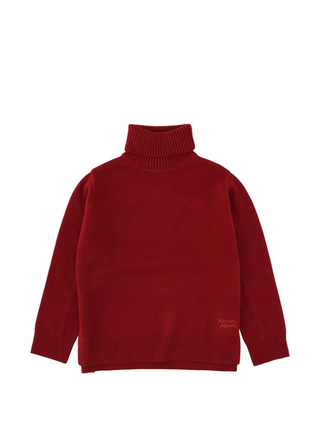  Maison Kitsuné Roll-neck Sweater - Red 