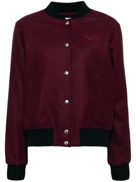  Maison Kitsuné Teddy Blouson - Red 