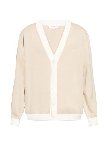  Maison Kitsuné V-neck Buttoned Cardigan - Neutrals 
