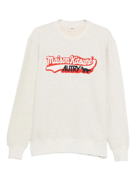  Maison Kitsuné X Autry Logo-print Sweatshirt - Grey 