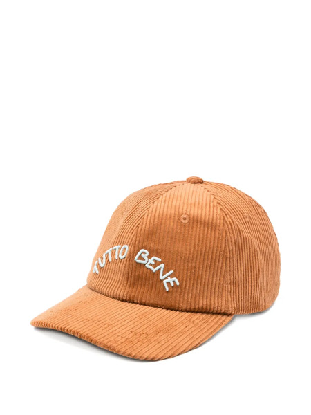  Maison Labiche Beaumont Tutto Bene Corduroy Cap - Brown 