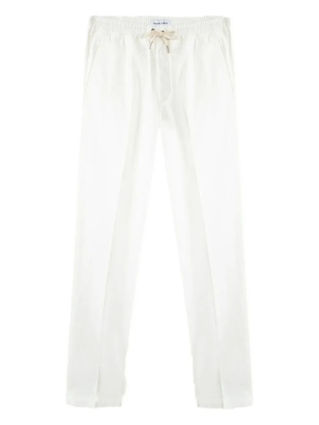  Maison Labiche Drawstring Trousers - White 