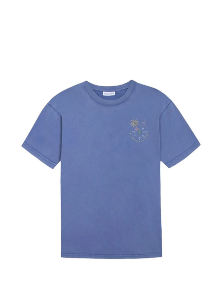  Maison Labiche Embroidery T-shirt - Blue 