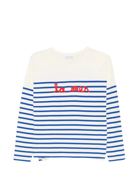  Maison Labiche La Mar Embroidered Top - Neutrals 