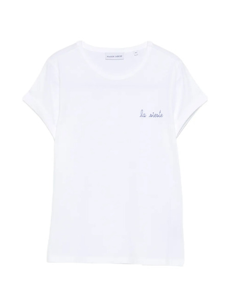  Maison Labiche Lettering T-shirt - White 