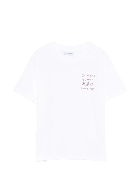  Maison Labiche Lettering T-shirt - White 