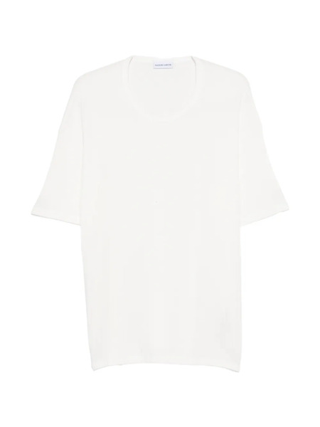  Maison Labiche Ziem Knitted T-shirt - White 