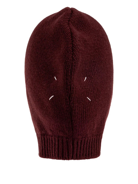  Maison Margiela Button Balaclava Hat - Red 