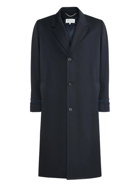 Maison Margiela Button-front Coat - Blue 