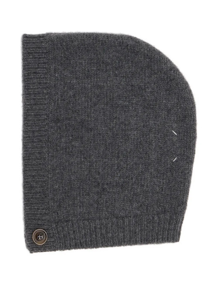  Maison Margiela Button Wool Cap - Grey 