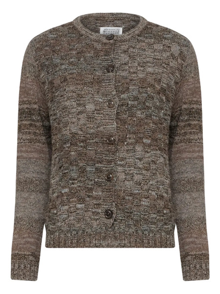  Maison Margiela Buttoned Cardigan - Brown 