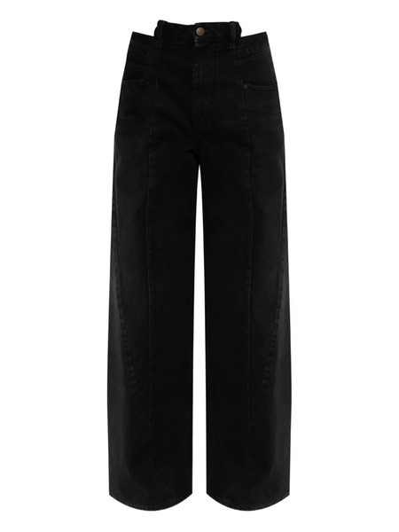  Maison Margiela Cutout-panel Pants - Black 