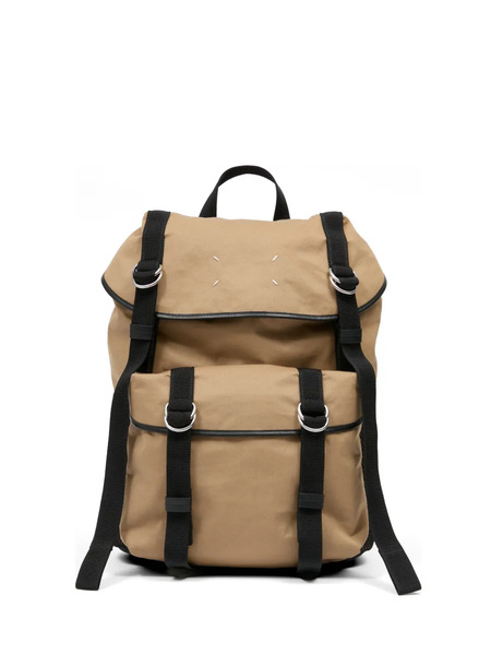  Maison Margiela Flap Top Strapy Backpack - Neutrals 