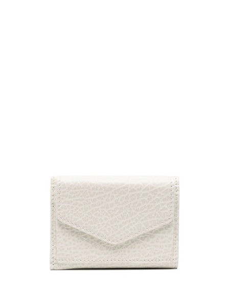  Maison Margiela Four-stitch Leather Bi-fold Wallet - Neutrals 