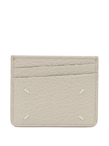  Maison Margiela Leather Card Holder - Neutrals 