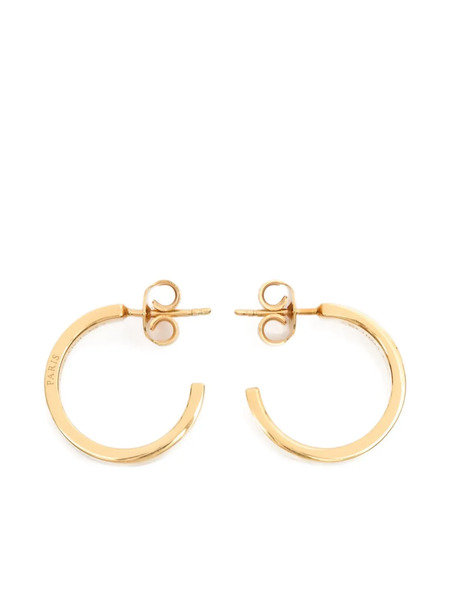  Maison Margiela Logo-reference Earrings - Gold 