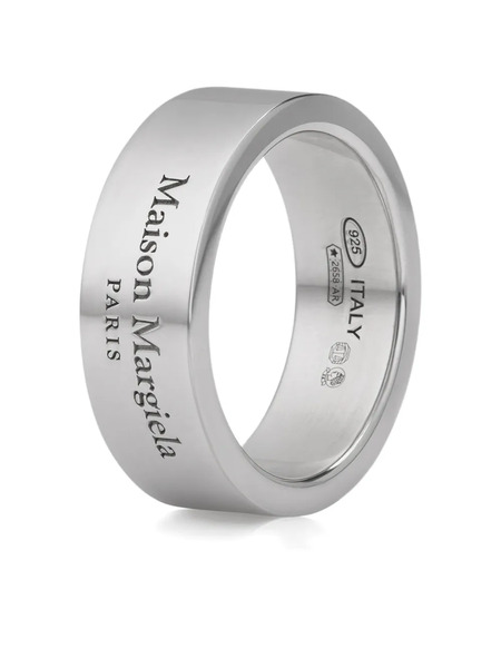  Maison Margiela Logo Reference Ring - Silver 