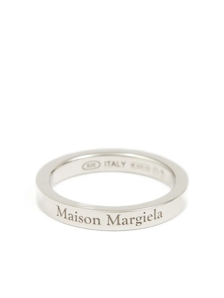  Maison Margiela Logo-reference Ring - Silver 