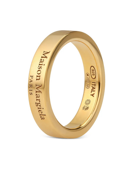  Maison Margiela Logo Reference Silver Ring - Gold 