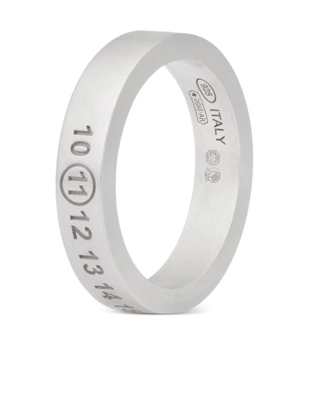  Maison Margiela Number Reference Ring - Silver 