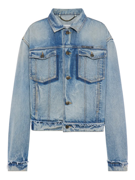  Maison Margiela Patch-pockets Denim Jacket - Blue 