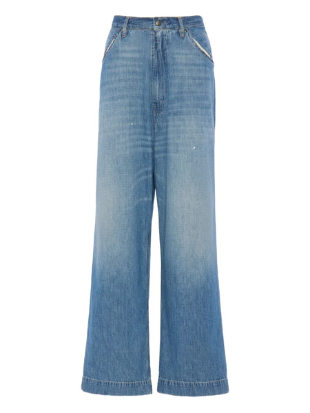  Maison Margiela Patchwork-detail Jeans - Blue 